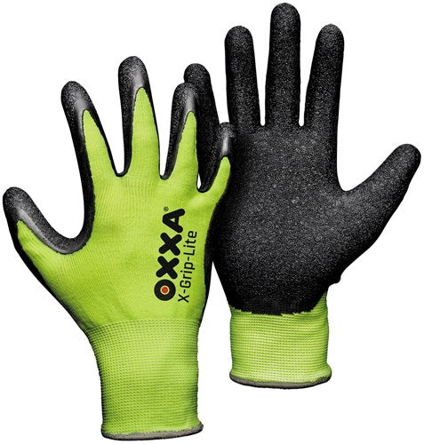 Guanto Oxxa x-grip-lite 51-025 nero giallo 10 | 12 pezzi