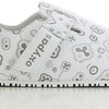 Ciabatta Oxypas con fascia bianca | bianco argento | misura 38 - 00,154,182,38