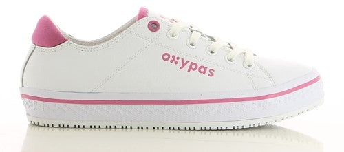 Oxypas sneaker leer paola | fuchsia | maat 42 - 00,154,158,42