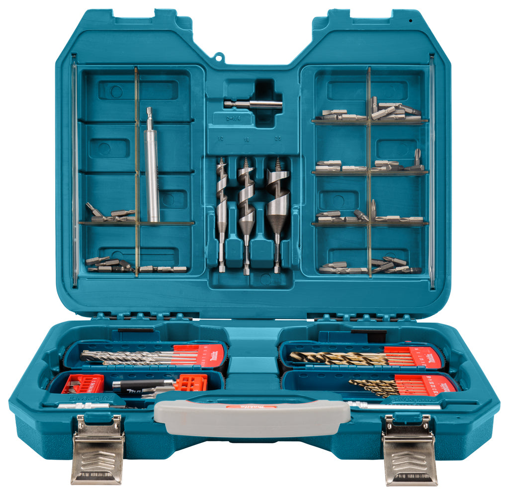 Accesorios Makita p-71065 | juego de puntas de taladro y destornillador | 104 piezas en estuche