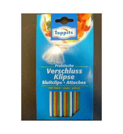 Clip di chiusura Toppits, confezione da 100