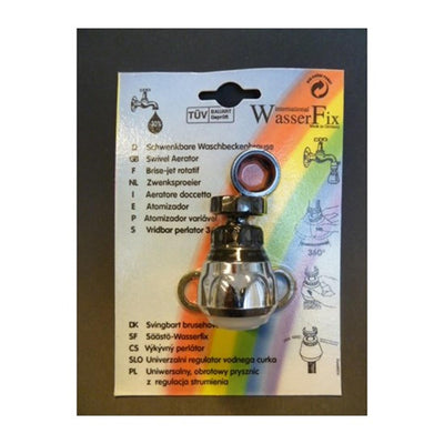 Wasserfix doccetta da rubinetto orientabile nera