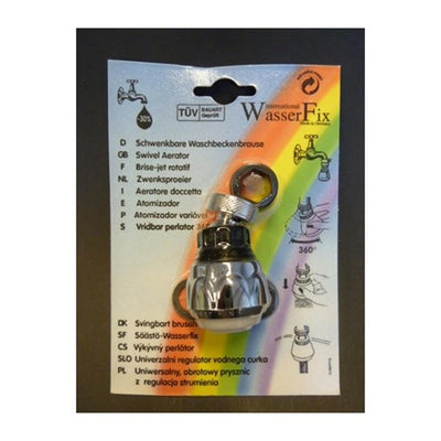 Rubinetto doccia orientabile Wasserfix, soffione cromato