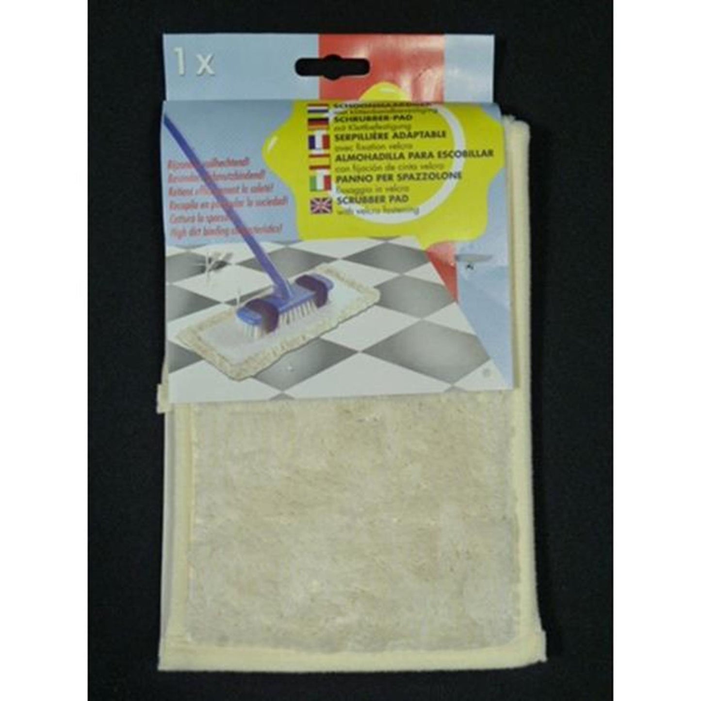 Paño de limpieza ultra limpio con velcro.