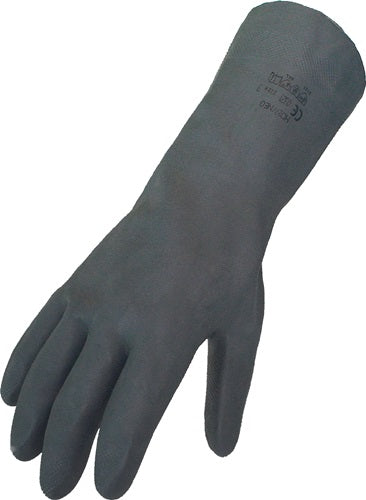 Asatex chemicaliënhandschoen | maat 9 zwart | en 388, en 374 | psa-categorie iii | 10 paar - 3470 9 3470 9