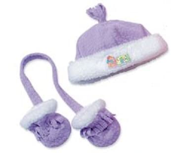 Chou Chou Winter hat pink-yellow from ZAPF