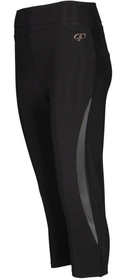 Papillon Capri 3 4 Deportes Legging Ladies Black Size 3xl