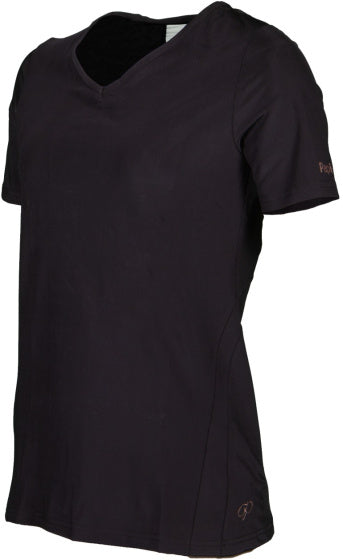 Papillon Fitness Shirt S SL V-Neck Ladies Black Size 3xl