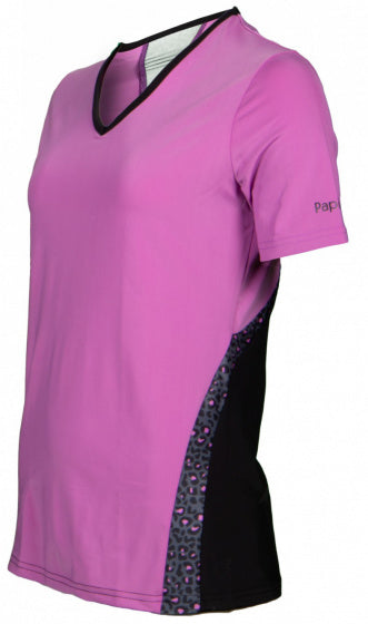 Papillon Sports Camisa Damas Poliéster Elastane Pink Black Mt L