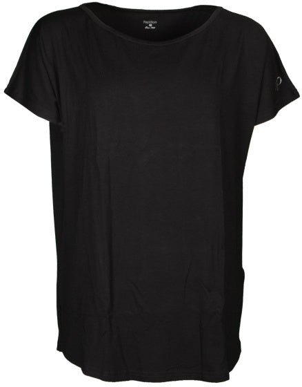 Camicia sportiva papillon rotonda collo donna nera size s