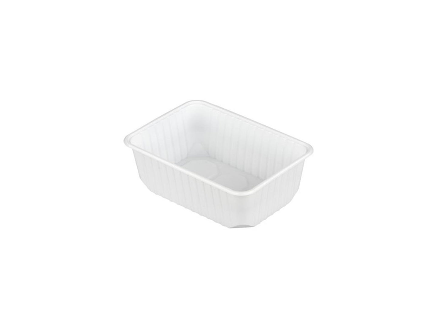 Papstar recipiente desechable 1l con tapa 50uds