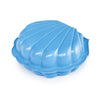 Sandbox con shell del coperchio 102 x 88 x 20 cm blu