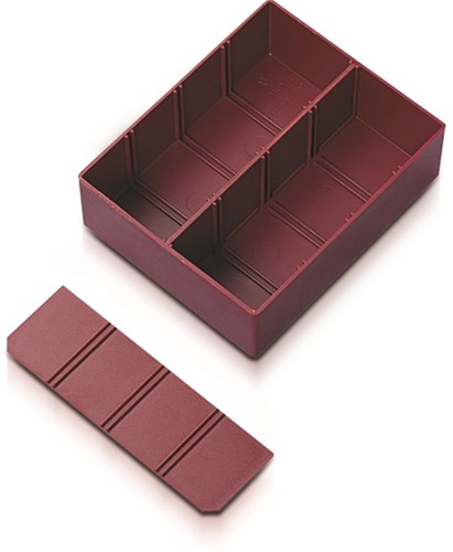 Parat divisorio centrale 110x36 polistirolo rosso - 900.003.166 - 900003166