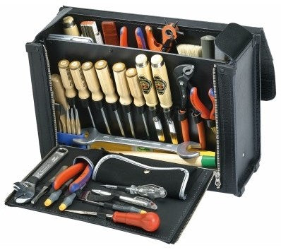 Borsa portautensili in pelle Parat nuova classica | parete centrale | 5380000031 - 5380000031