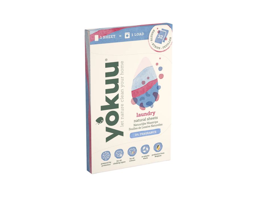 Yokuu Wash Strips panni detergenti 0% Fragranza 32 pezzi
