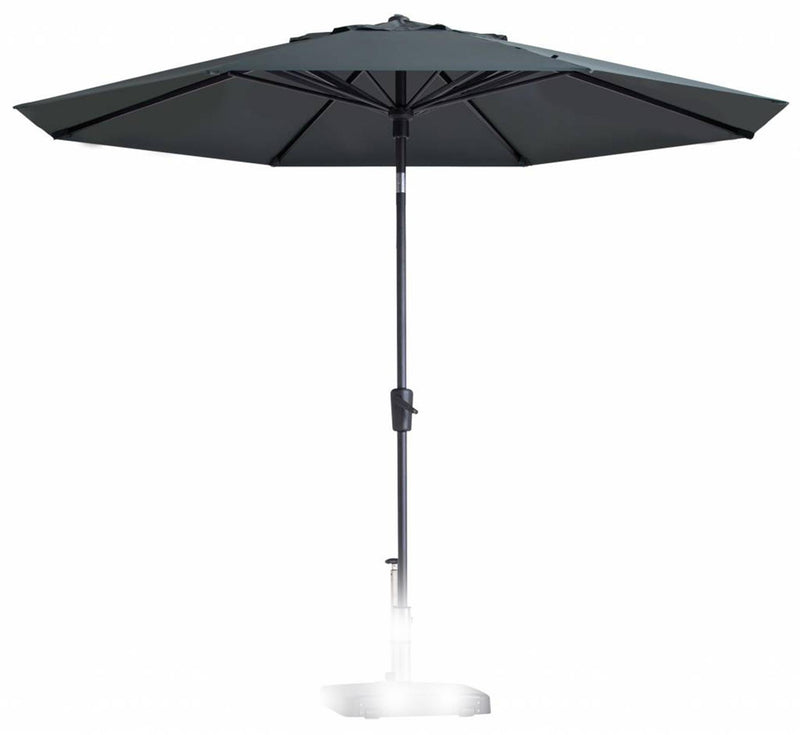 Sombrilla Madison paros 300cm retorcida gris