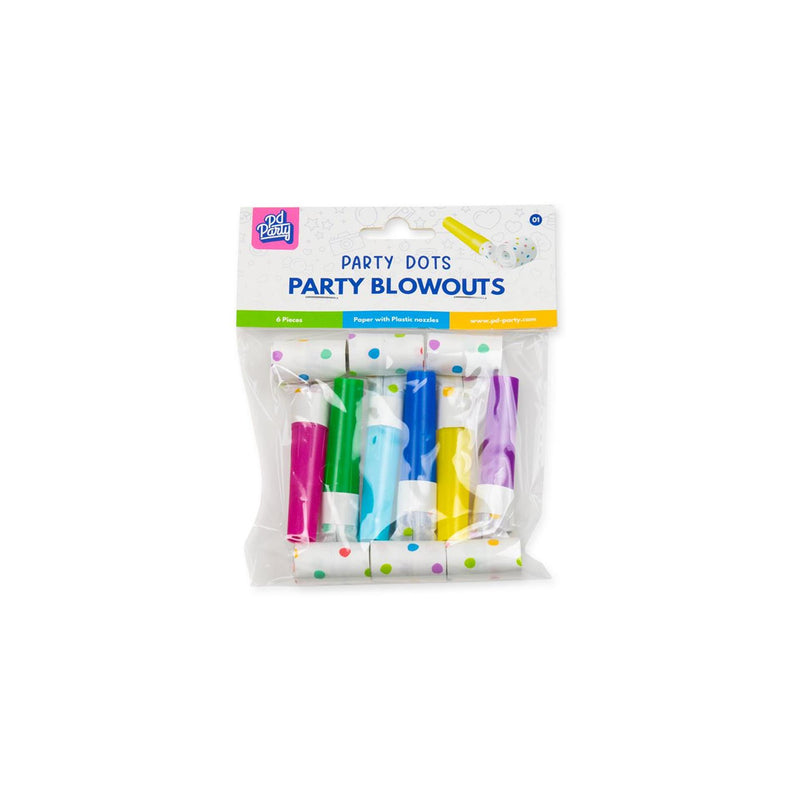 Paperdreams party roltong - party dots set a 6 stuks