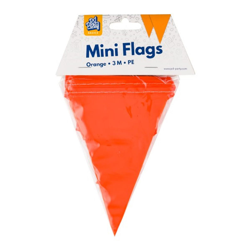 Paperdreams bandera linea naranja mini 3m