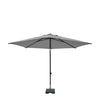 Ombrellone Madison elba push-up 300 cm grigio chiaro