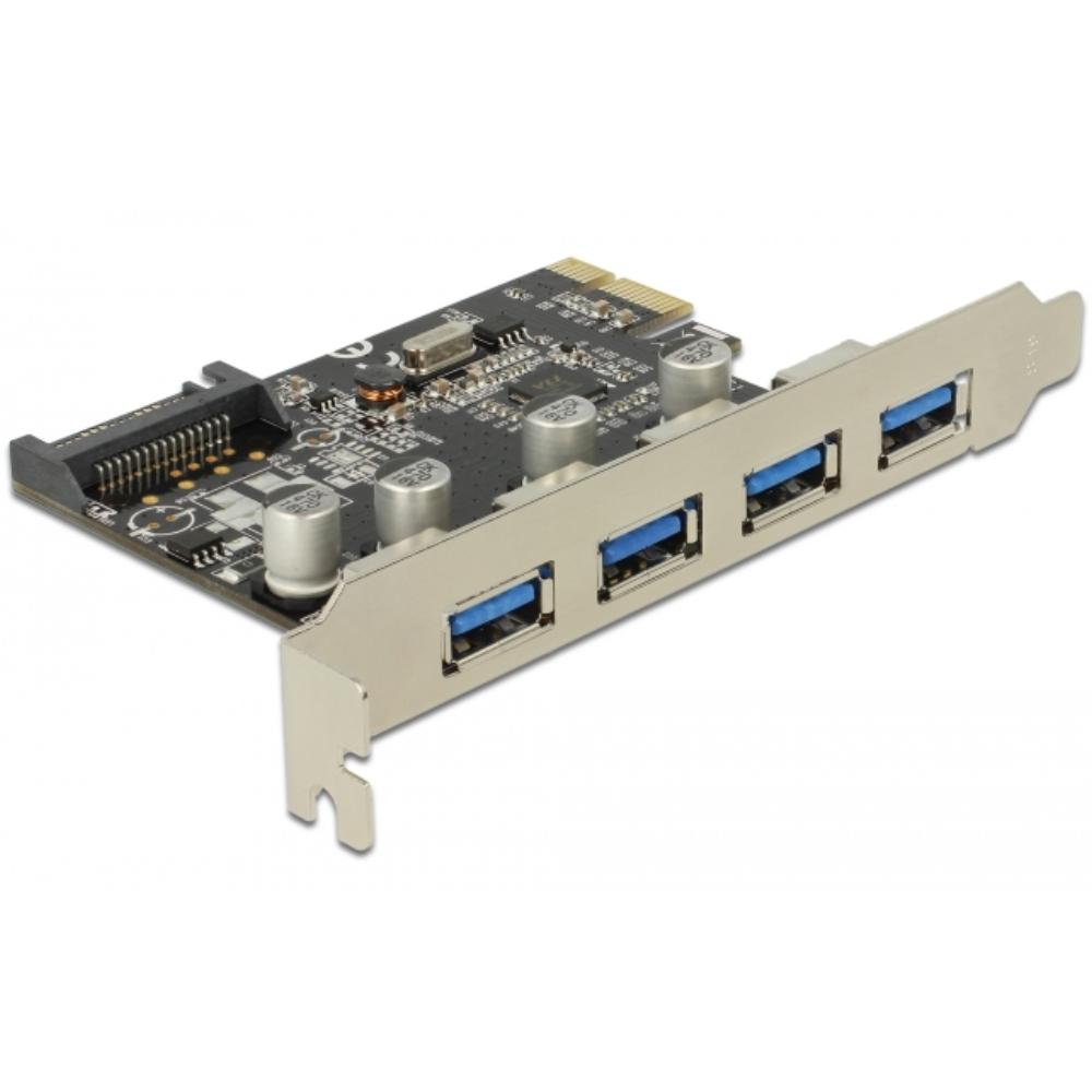 Scheda Delock PCI Express> 4x USB 3.0