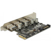 Scheda Delock PCI Express> 4x USB 3.0