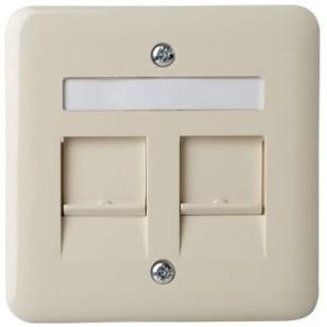 Peha marco cubierta catv isdn doble crema recto - 4602074