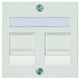 Placa peha badora lw para UTP doble - 4603295
