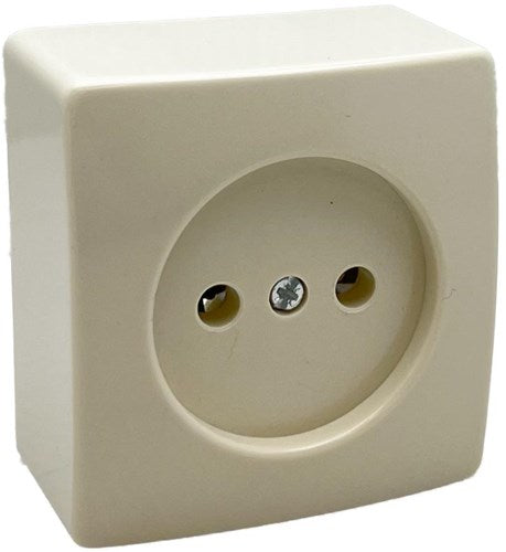 Peha enchufe de superficie peha single crema - 4678900