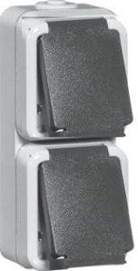 Peha swd enchufe de superficie peha doble vertical - 4657961