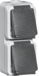 Peha swd enchufe de superficie peha doble vertical - 4657961