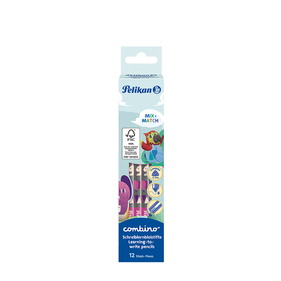 Matite Pelikan Combino rosa 12 pezzi