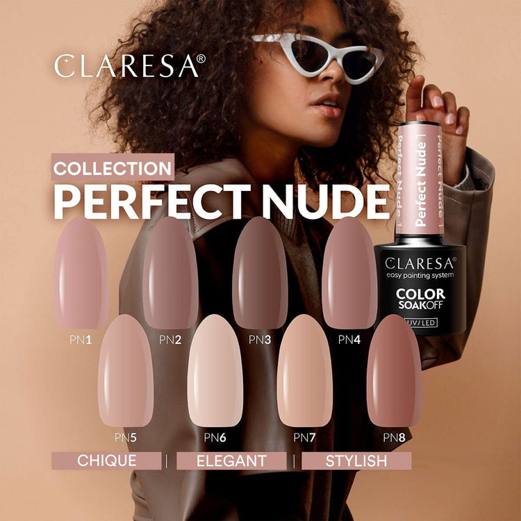 Claresa Claresa UV LED Gelak 5ml Perfect Nude 6