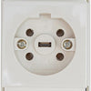 Enzo perilex deksel met perilex stopcontact voor lasdoos creme power - 4047815