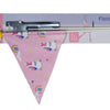 Beveiligingsvlag Pexkids Unicorn Pink met eenhoornprint