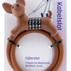 Pexkids figura cable lock marrón flappie el perro guardián silicona