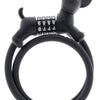 Lucchetto con cavo numerico Pexkids nero Flappie il cane da guardia in silicone