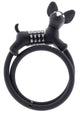 Lucchetto con cavo numerico Pexkids nero Flappie il cane da guardia in silicone
