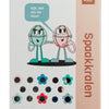 Bicycle sprak kralen Pexkid's Flowers gesorteerd 4-kleurig (12 stuks op kaart)