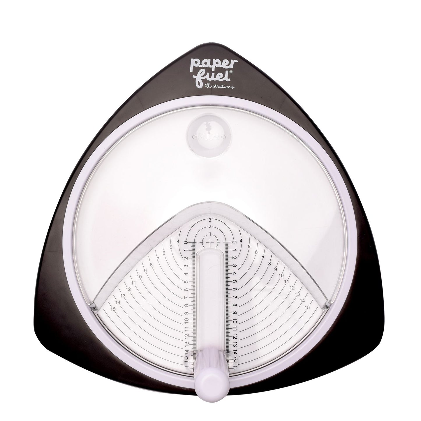 Carburante per carta • taglierino circolare ø15cm incl. 3 lame di ricambio nere