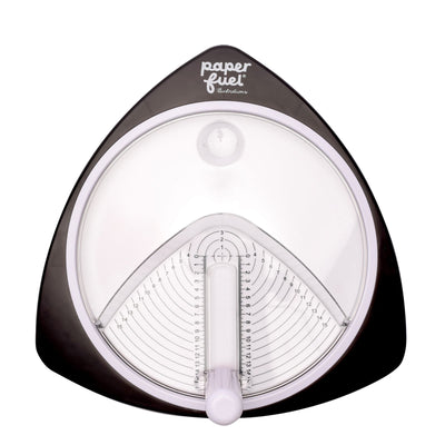 Paperfuel • cirkelsnijder ø15cm incl. 3 reservemesjes zwart