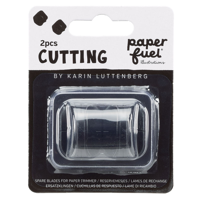 Paperfuel • cuchillas de repuesto para cortadora de papel 2 piezas
