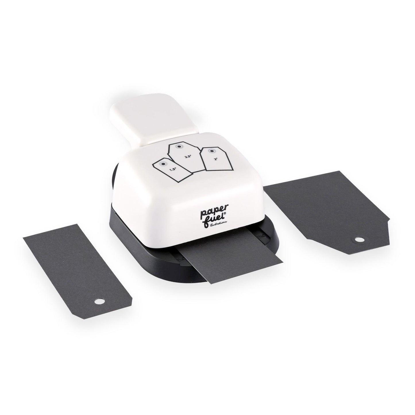 Paperfuel • perfora etichetta diritta 3 in 1