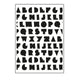 Paperfuel • embossing sjabloon a6 solid as a rock