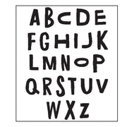 Paperfuel • snijmal a5 alphabet - afbeelding 1