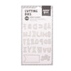 Paperfuel • plantilla de corte a5 alfabeto