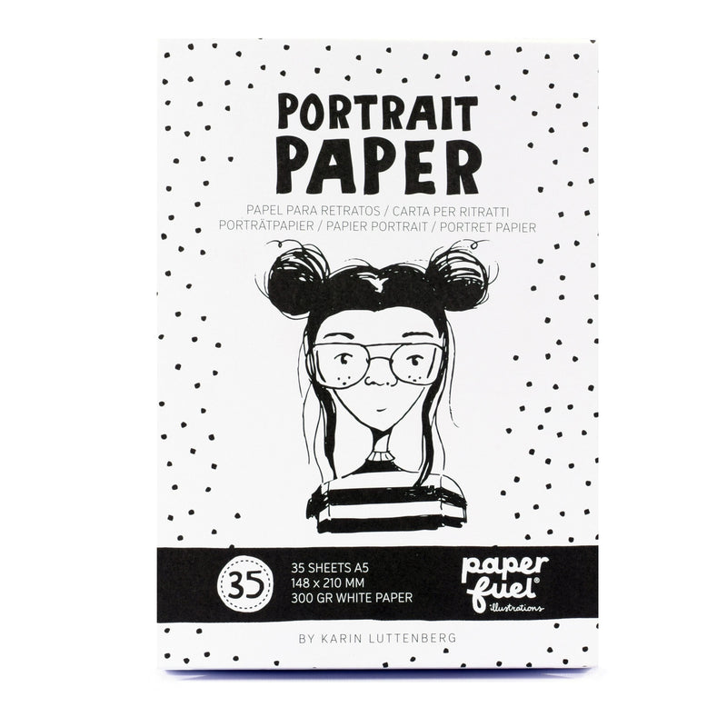 Paperfuel • papel vertical a5 35 hojas blanco