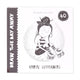 Paperfuel • blanco kaartenblok draw the day away 300g 13x13cm 40 vellen