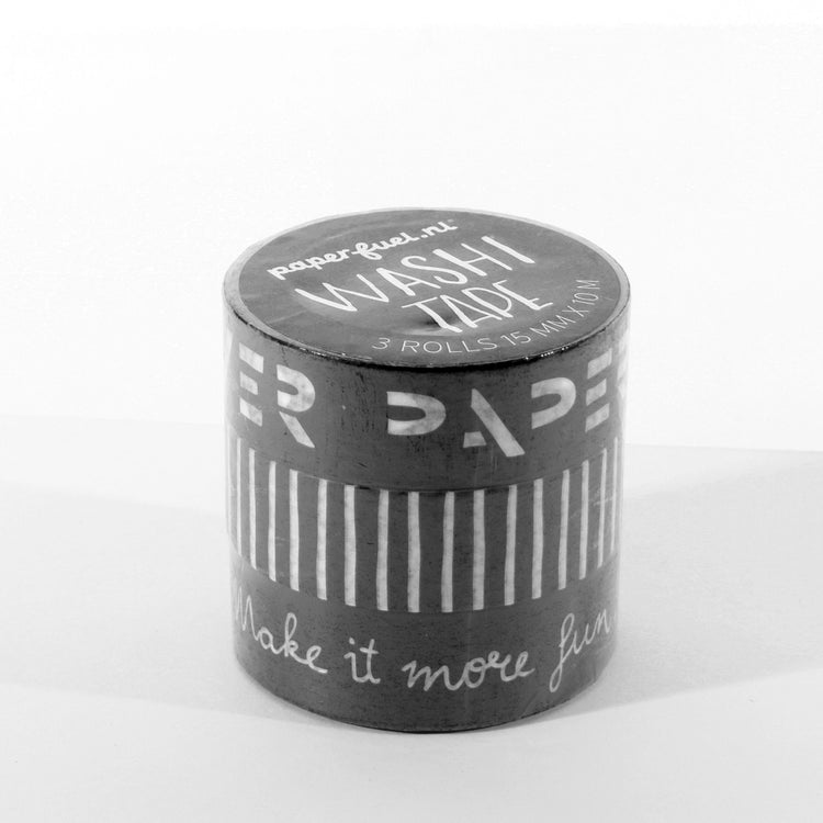 Paperfuel • washi tape 15mmx10m 3 piezas