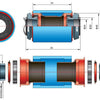 Adattatore movimento centrale Fsa pf30 bb30