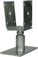 Pgb-europa fg | base regulable en hormigón 80x160 tvz - fg032801080160a5